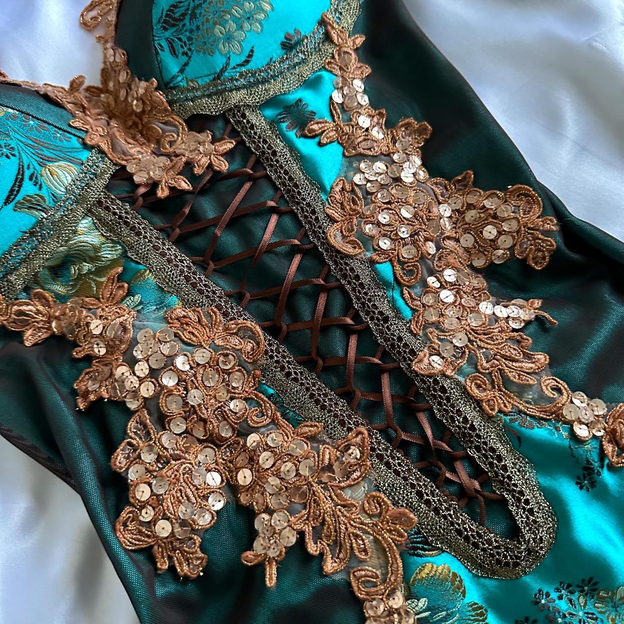 amakanas-Turquoise Green Shiny Fashion Short/Mid-Length Chiffon Sequin Homecoming Dress Birthday Party Dress gh5008
