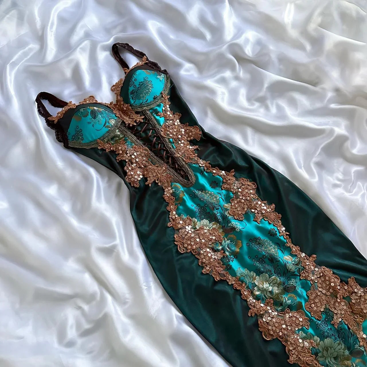 amakanas-Turquoise Green Shiny Fashion Short/Mid-Length Chiffon Sequin Homecoming Dress Birthday Party Dress gh5008