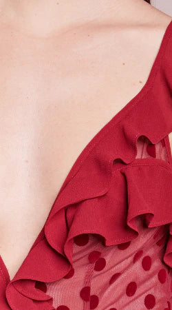 Sexy Sheath Straps Chiffon Long Tiered Burgundy Prom Dress P1753