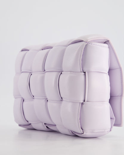 *HOT & FIRE PRICE* Bottega Veneta Pale Lilac Padded Cassette Bag with Gold Hardware RRP £2,780