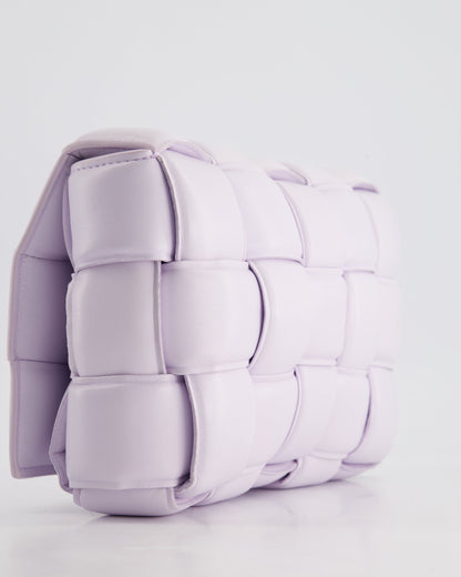 *HOT & FIRE PRICE* Bottega Veneta Pale Lilac Padded Cassette Bag with Gold Hardware RRP £2,780