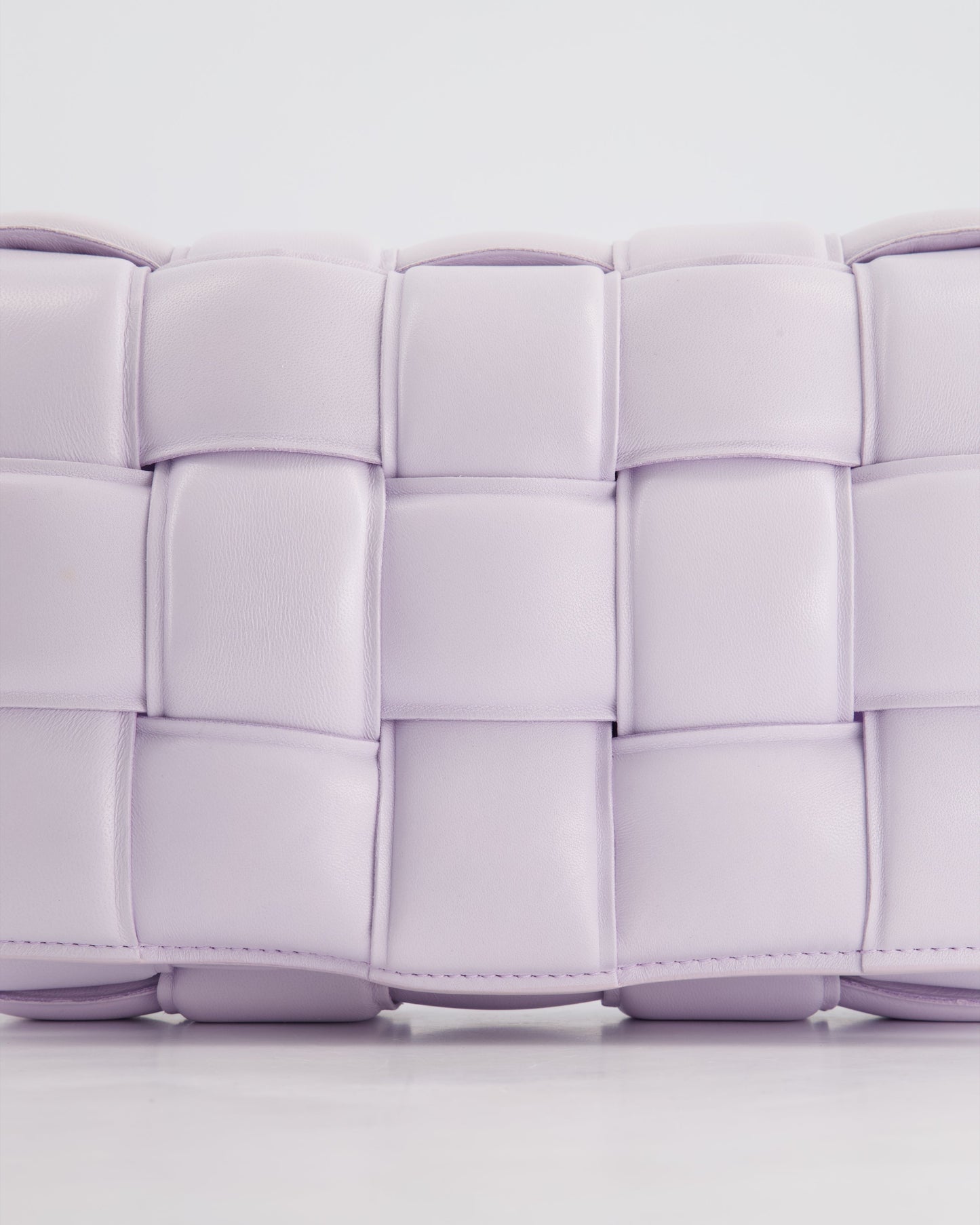 *HOT & FIRE PRICE* Bottega Veneta Pale Lilac Padded Cassette Bag with Gold Hardware RRP £2,780