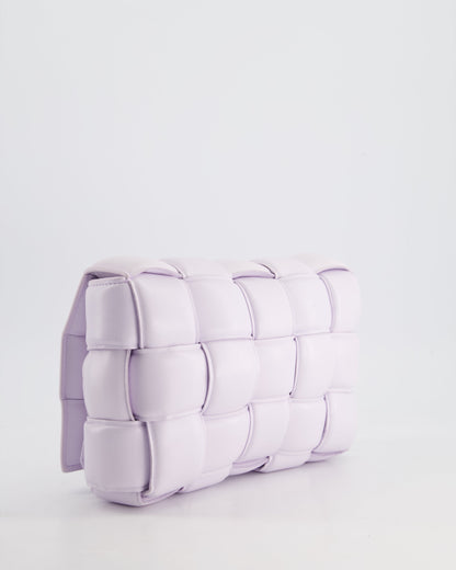 *HOT & FIRE PRICE* Bottega Veneta Pale Lilac Padded Cassette Bag with Gold Hardware RRP £2,780