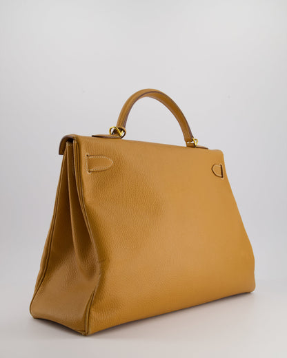 Hermès Kelly Bag 40cm in Vache Liege Grainee Leather with Gold Hardware