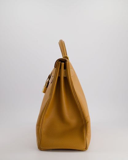 Hermès Kelly Bag 40cm in Vache Liege Grainee Leather with Gold Hardware