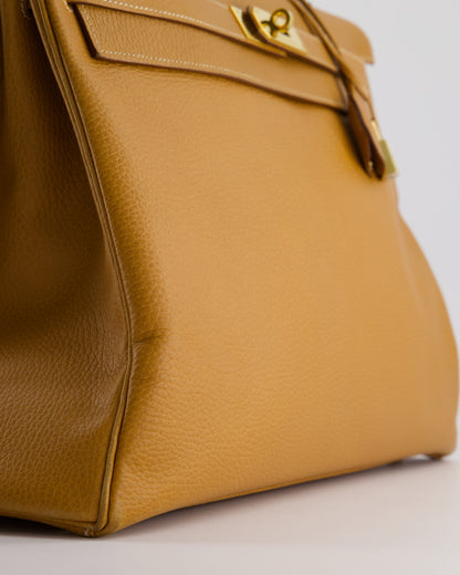 Hermès Kelly Bag 40cm in Vache Liege Grainee Leather with Gold Hardware