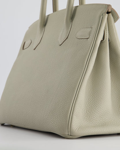 Hermès Birkin 30cm Bag in Beton Togo Leather with Gold Hardware