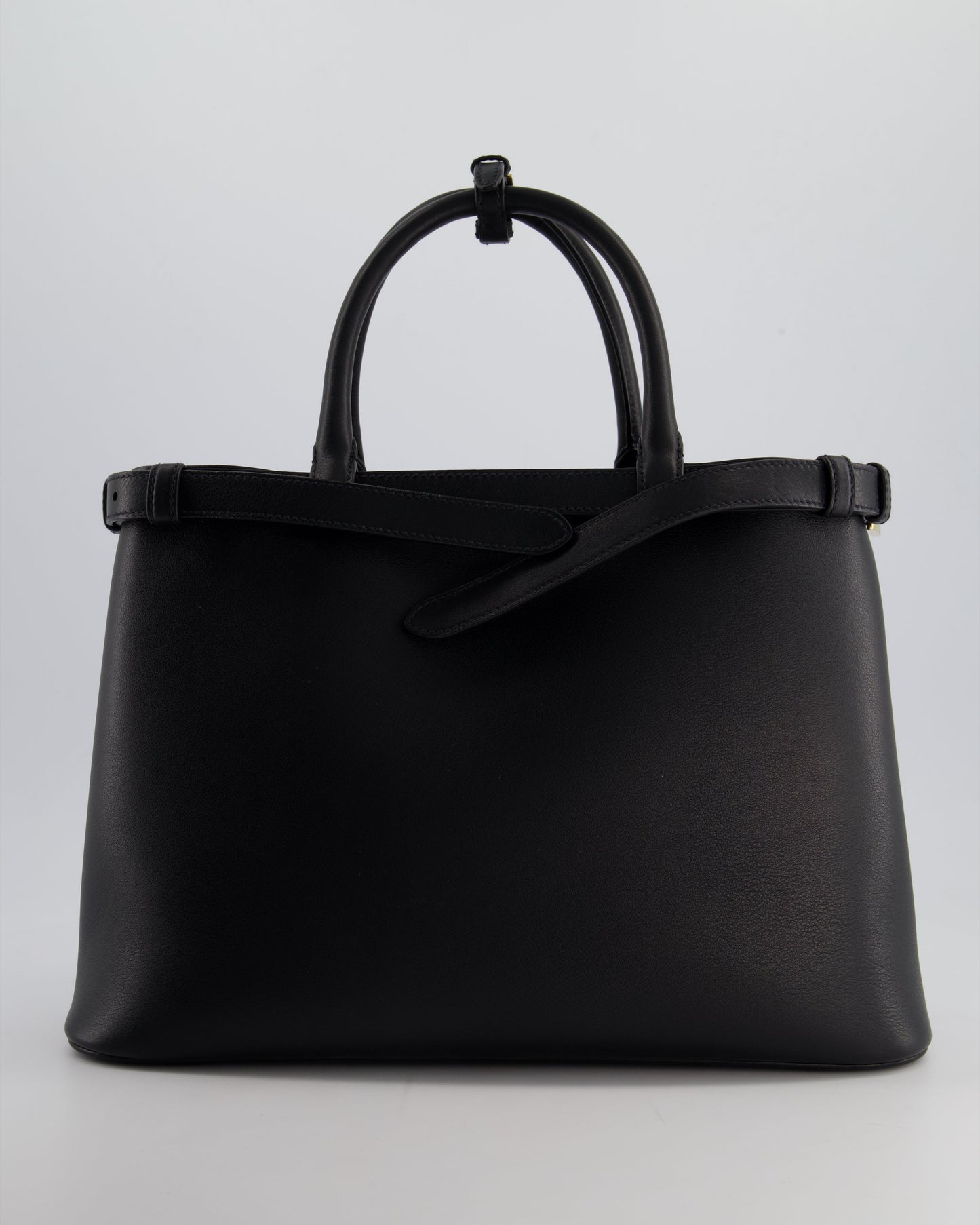 *RARE* Prada Medium Black Leather Buckle Belt Bag with Strap in Gold Hardware RRP - £3,600