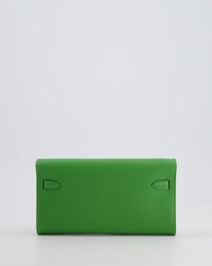 Hermès Kelly To Go Bag in Vert Yucca Epsom Leather Palladium Hardware
