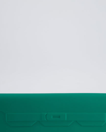 *FIRE PRICE* Hermès Birkin Shadow Cut Clutch Bag In Vert Vertigo Swift Leather