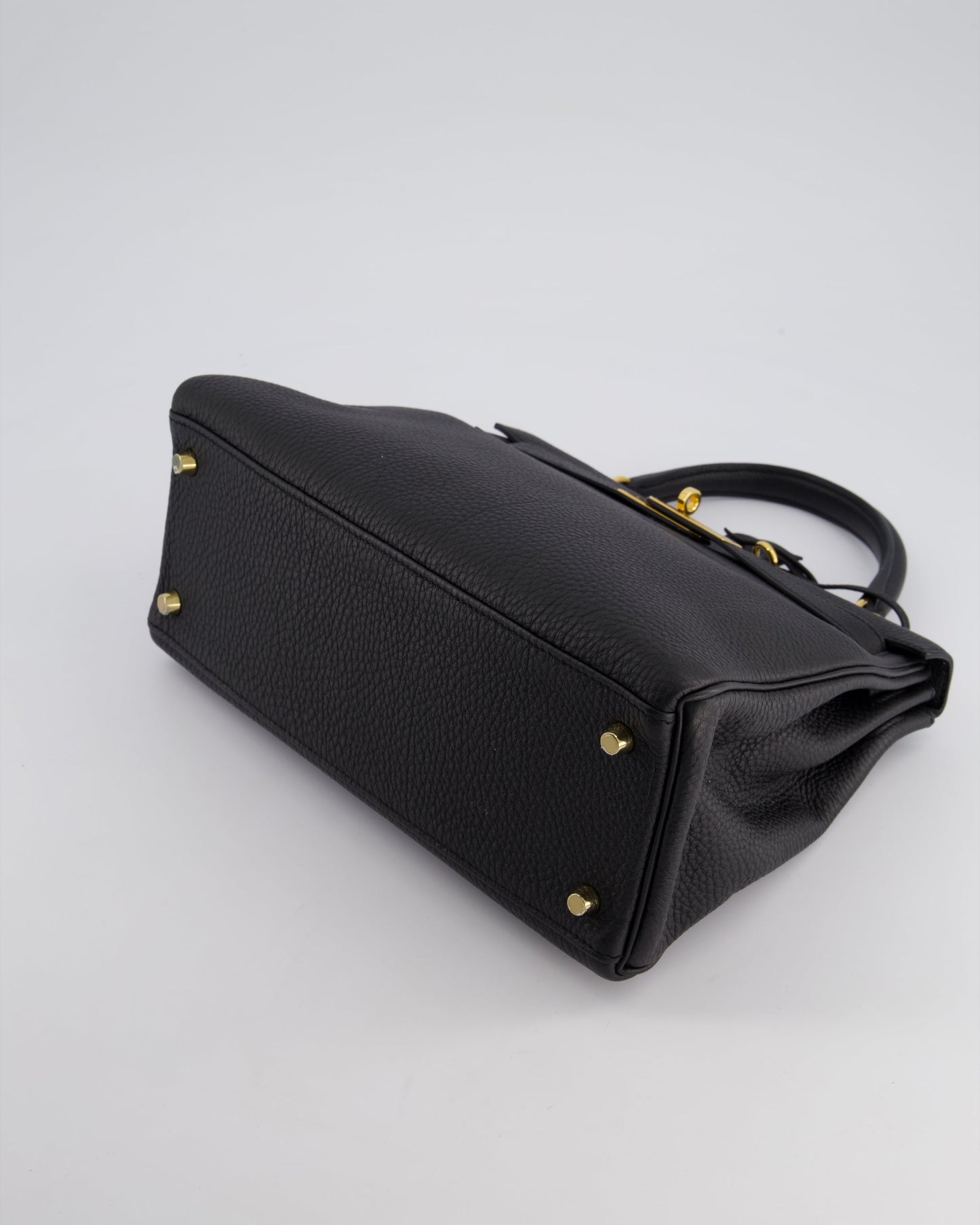 Hermès Kelly 28cm Retourne Bag in Black Togo Leather with Gold Hardware