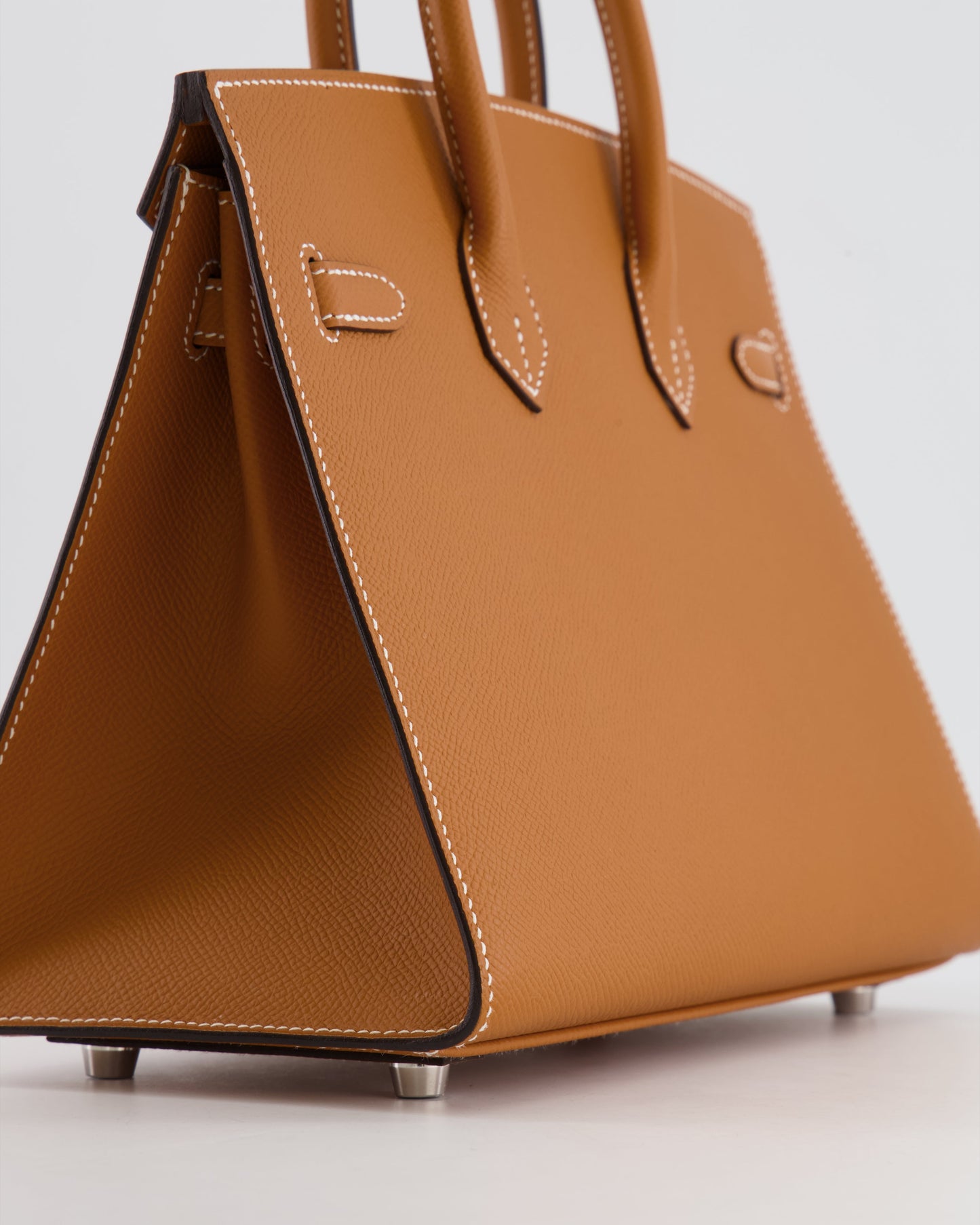 Hermès Birkin Sellier 25cm Bag in Toffee Epsom Leather with Palladium Hardware