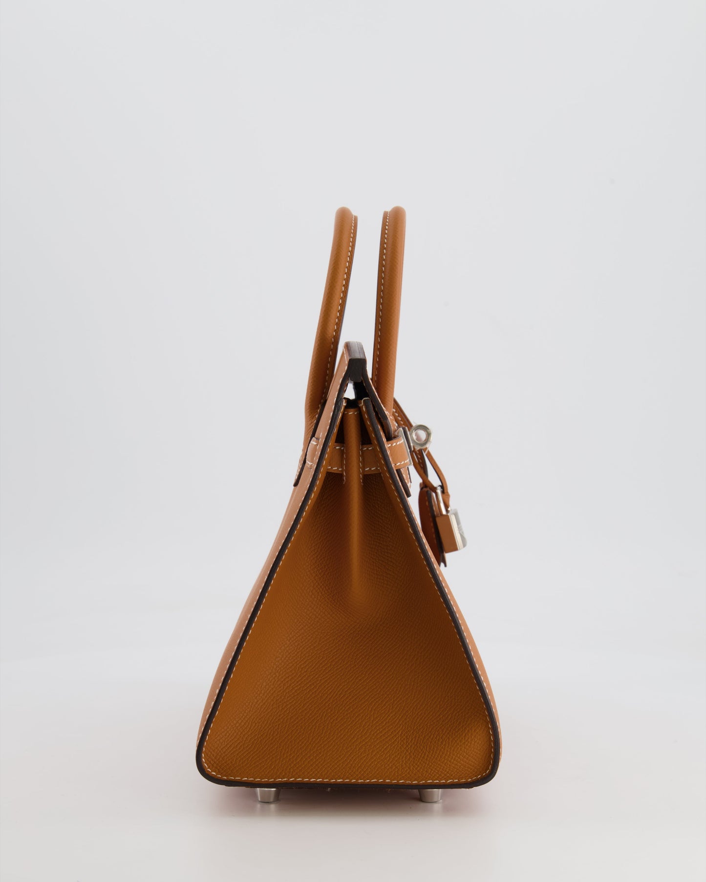 Hermès Birkin Sellier 25cm Bag in Toffee Epsom Leather with Palladium Hardware