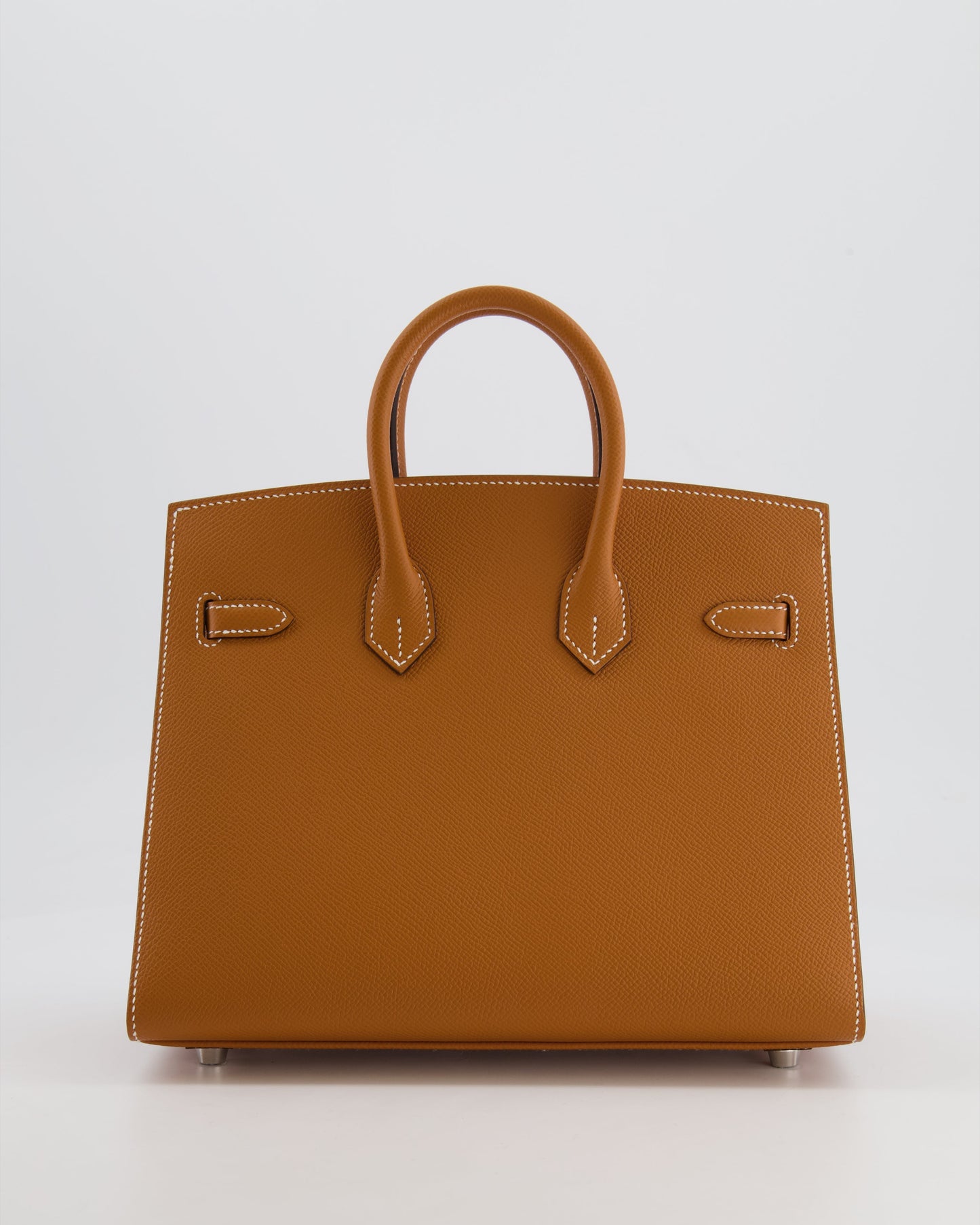 Hermès Birkin Sellier 25cm Bag in Toffee Epsom Leather with Palladium Hardware