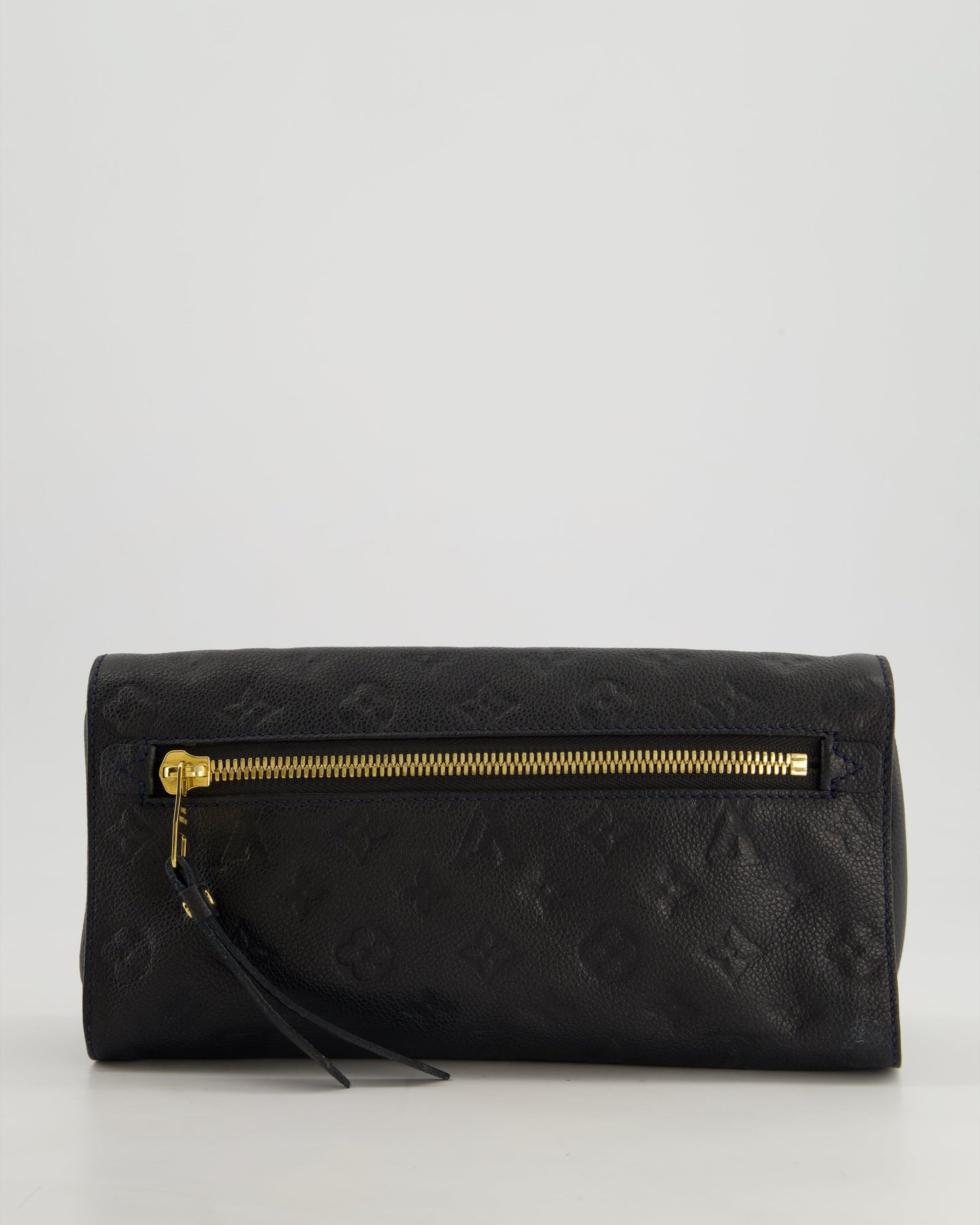 Louis Vuitton Navy Petillante Clutch Bag with Empreinte Leather and Gold Hardware