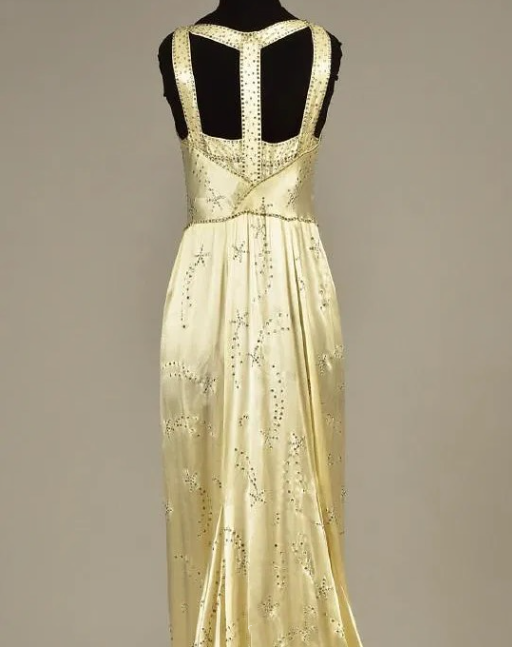 Yellow shiny elegant fashion exquisite beaded long satin floor-length prom dress evening dress party dress gh3586