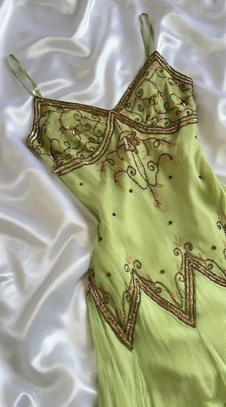 Green Beaded Short Chiffon Homecoming Dress Prom Dress Evening Dress Birthday Party Dress gh4856