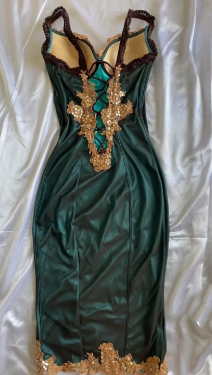 amakanas-Turquoise Green Shiny Fashion Short/Mid-Length Chiffon Sequin Homecoming Dress Birthday Party Dress gh5008