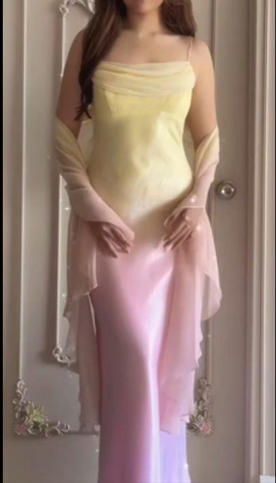 amakanas- Enchanted Fairycore Ombre Gown gh5966