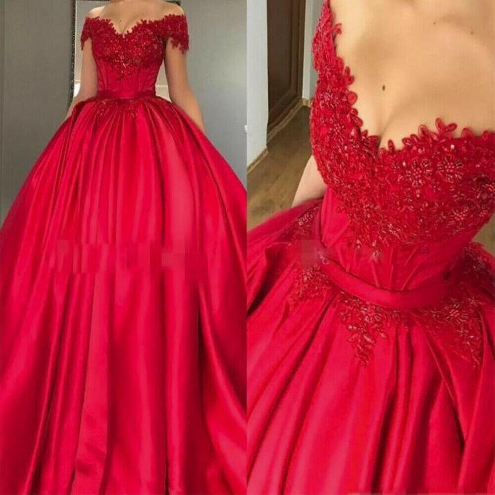 romantic red long Prom Dress    cg16463