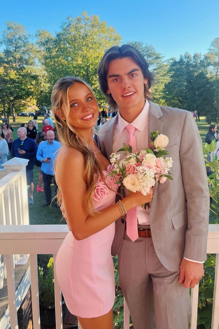 Strapless Bodycon Homecoming Dress, Floral Mini Party Dress,AST1778