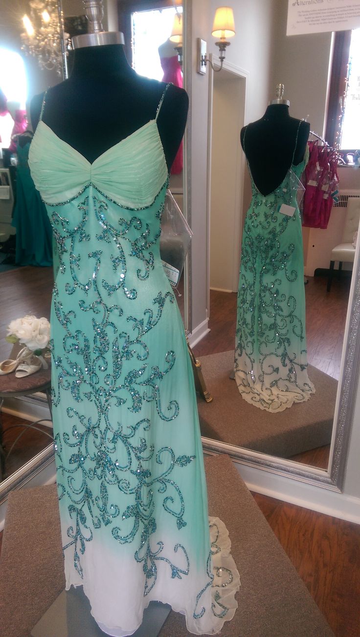 Vintage Strapless V-Neck Backless Sequin Chiffon Long Mermaid Prom Dress Evening Dress TP2718