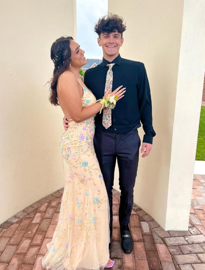 Yellow Mermaid Long Prom Dress SH933