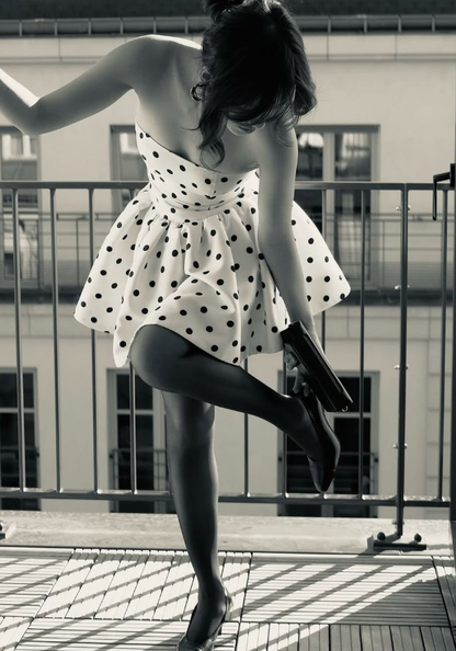 Cute A Line Strapless Polka Dots Satin Short Homecoming Dress Birthday Dress SH2147