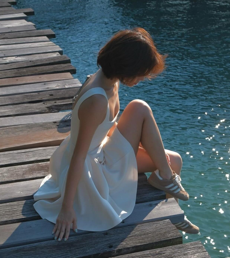 Simple A Line Straps Ivory Satin Short Homecoming Dress Birthday Dress SH2171