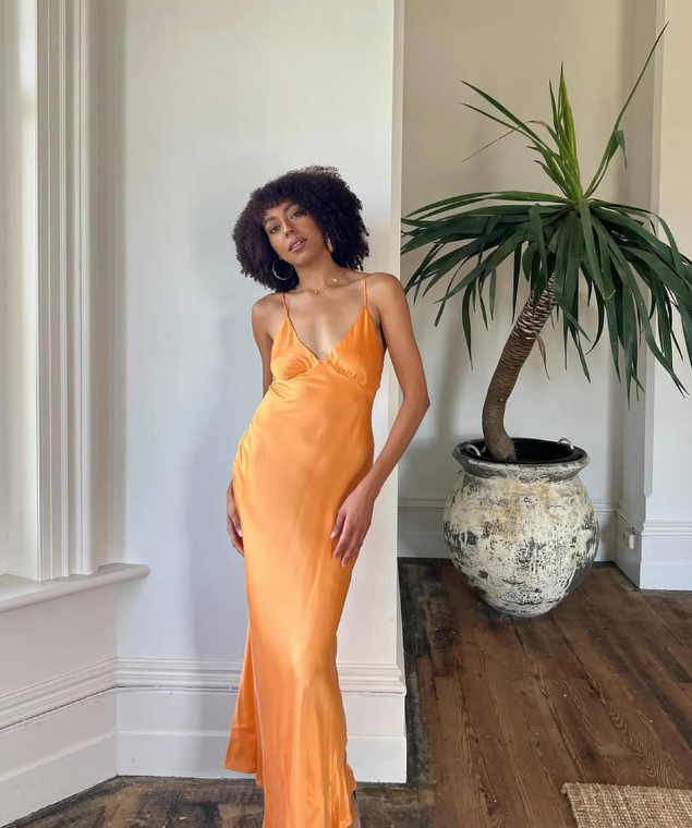 Simple Satin Long Prom Dress Party Dress SH967