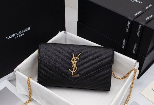Saint Laurent Cassandre Chain Wallet