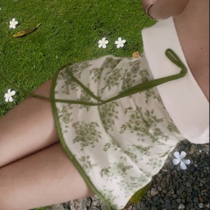 amakanas-Green floral short chiffon new homecoming dress gh5260