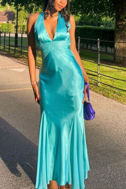 amakanas-FNew Formal Blue Dress gh6115