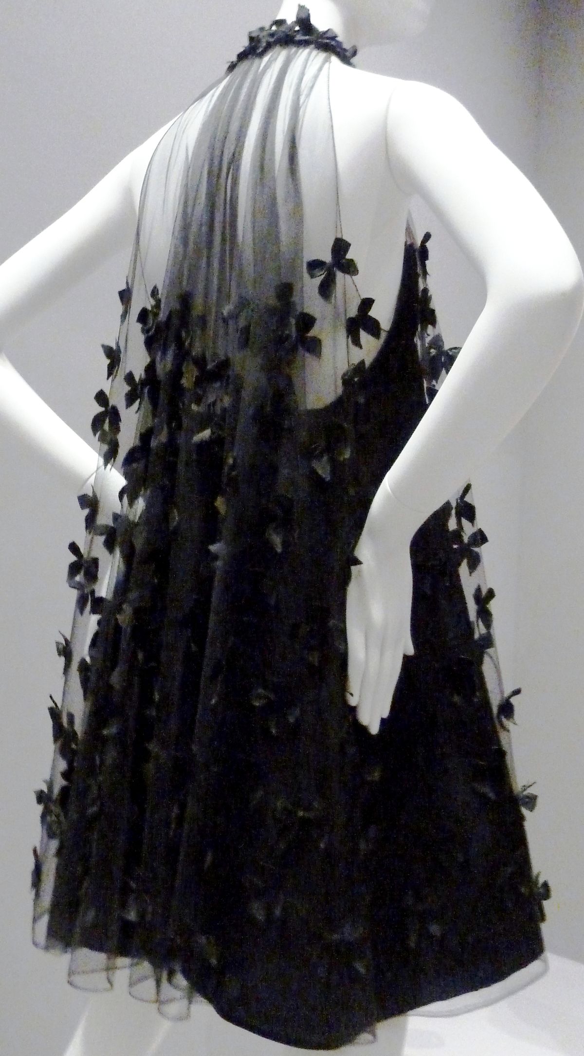 amakanas--Black Exquisite Butterfly Short Tulle Beautiful Suspender Homecoming Dress gh5692