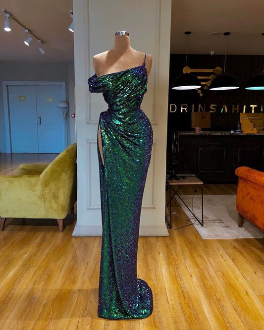 Charming sequin Prom Dress, Long Evening Dress, Formal Dress    cg19866