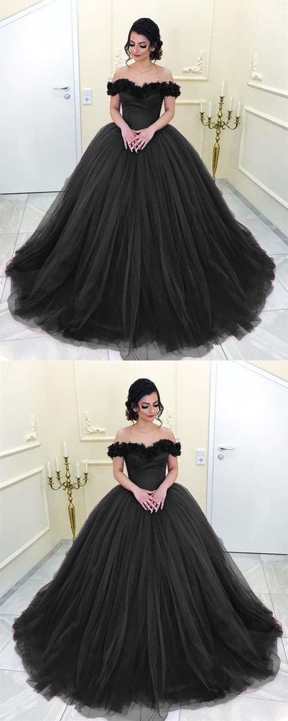 Tulle Ball Gown off shoulder prom quinceanera dresses cg2209