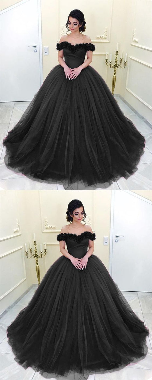 Tulle Ball Gown off shoulder prom quinceanera dresses cg2209