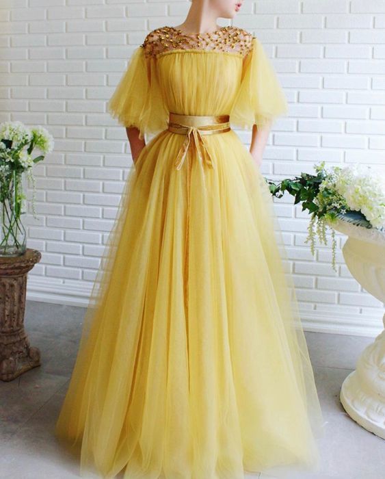 Romantic Prom Dresses Ball Gown,Unique long prom dress,cute off the shoulder evening dress  cg7960