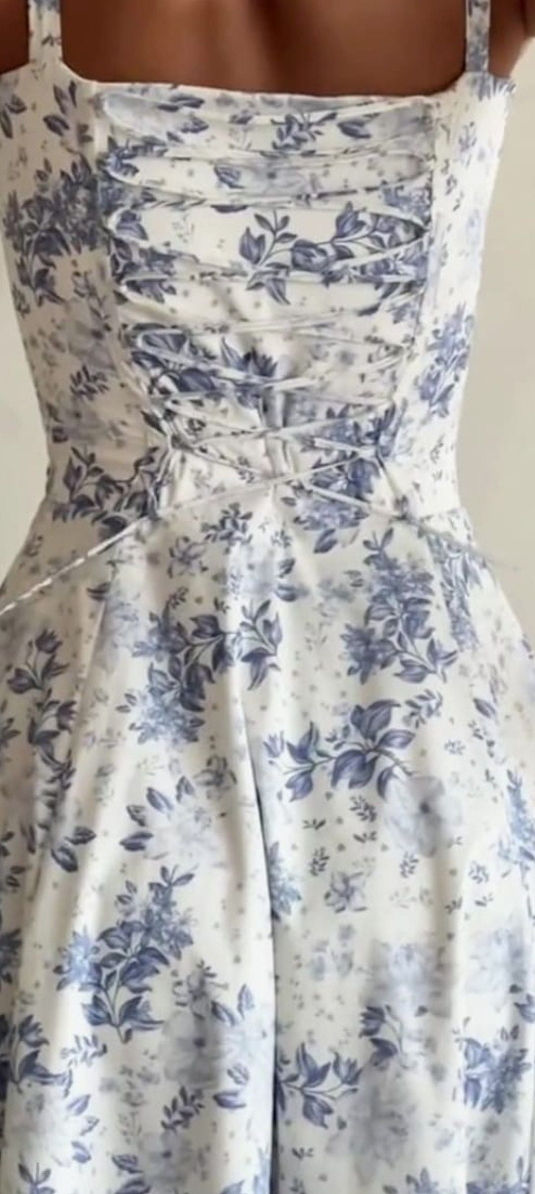 amakanas-- Blue floral elegant short chiffon homecoming dress for women girls garden party dress blue and white porcelain gh5718