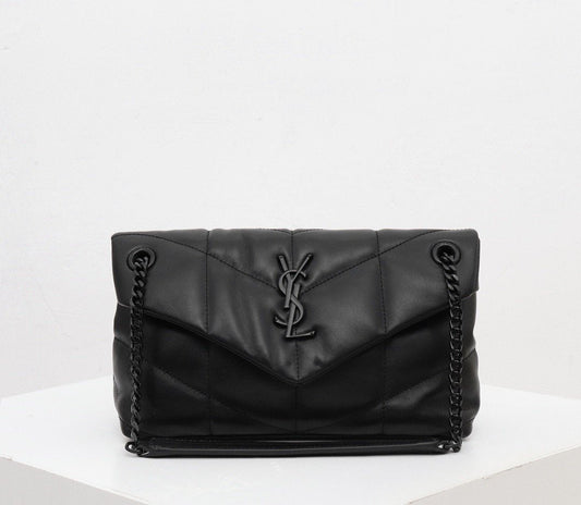 Saint Laurent Medium Loulou Puffer Quilted Chain Bag
