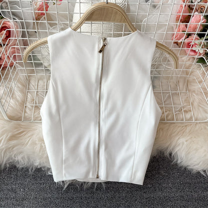 White A line two pieces dress fashion dress  614