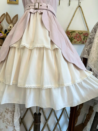 amakanas-Pink ruffled vintage short chiffon homecoming dress birthday dress gh5208