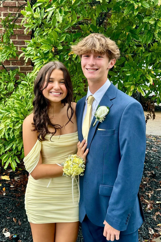 Fancy Ruched Sheath Short Homecoming Dress Tight Graduation Gown