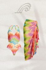 Afra Printed Tassel Two-pieces Swim Set