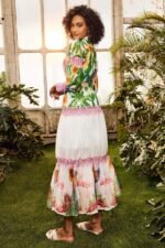 Alina Floral Lantern Sleeve Maxi Dress - Image 6