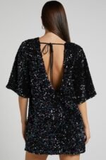 Alma Sequins Backless Mini Dress - Image 12