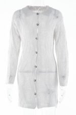 Basis crochet button-up cover-up - Image 11