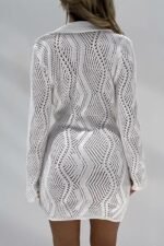 Basis crochet button-up cover-up - Image 10