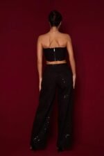 Belinda Sequins Denim Pants Set - Image 8