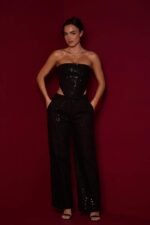 Belinda Sequins Denim Pants Set - Image 7